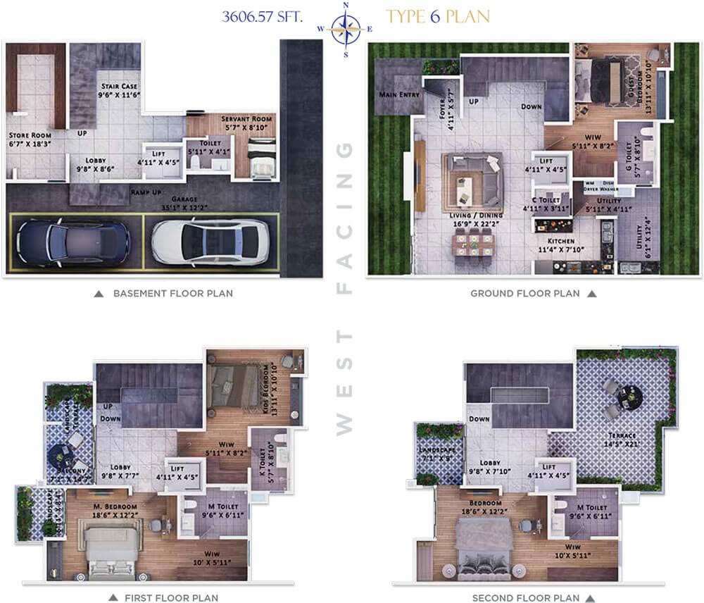 Sattva Lumina 4BHK Floor Plan